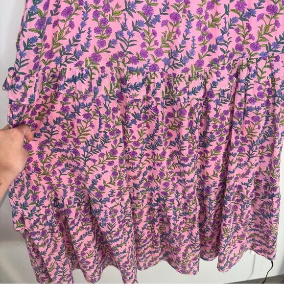 Banjanan Iris Purple Floral Midi Dress - Picture 5 of 10